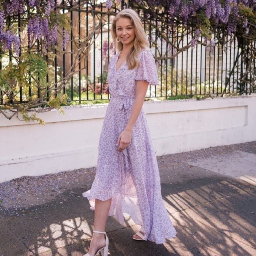 NWT Gal Meets Glam Sophie Ditsy Floral Dre… - Picture 3 of 3